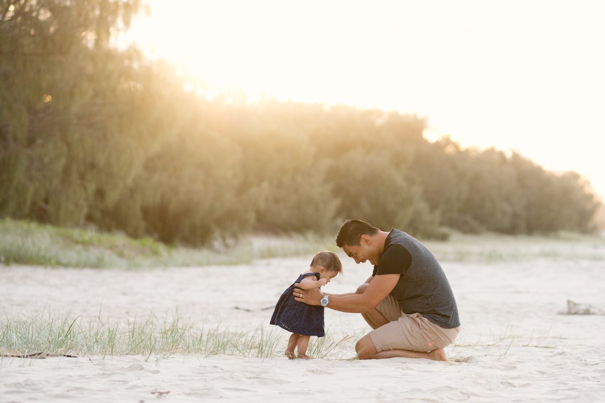 Father and child photo