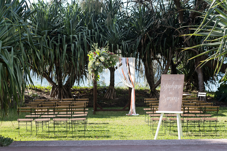 Maison La Plage Noosa ceremony location